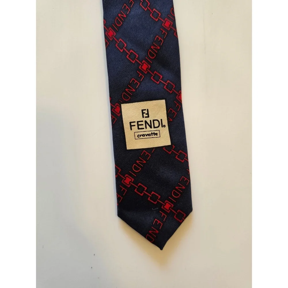 Fendi monogram silk